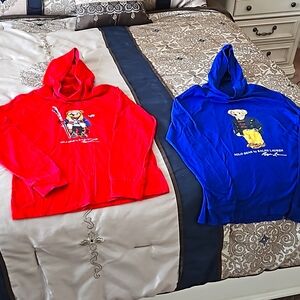 polo hoodie both for $25